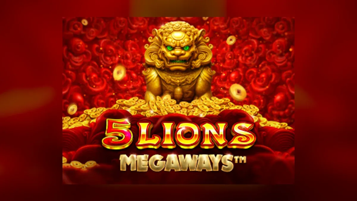 Capa do jogo 5 Lions Megaways da Pragmatic Play em versão demo