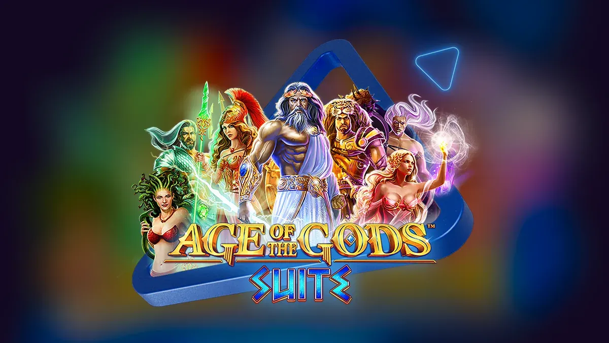 Capa do jogo Age of the Gods da Playtech em versão demo