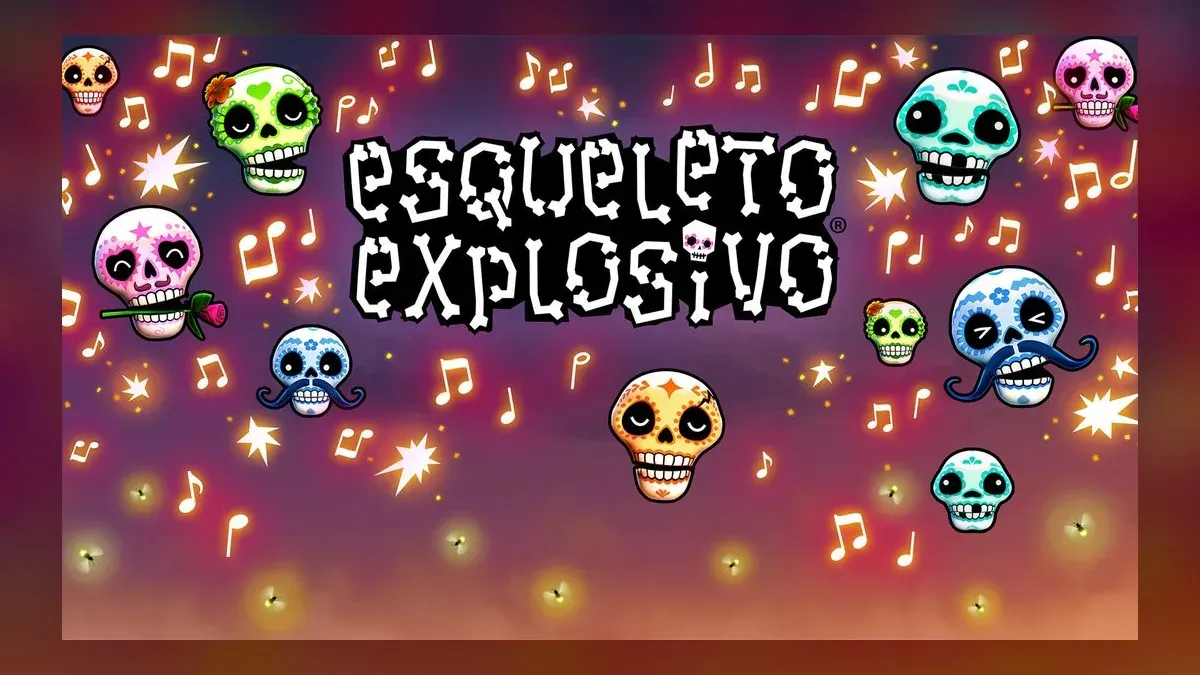 Capa do jogo Esqueleto Explosivo da Thunderkick em versão demo