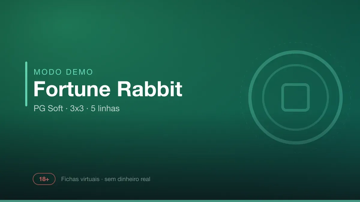 Capa do jogo Fortune Rabbit da PG Soft em versão demo