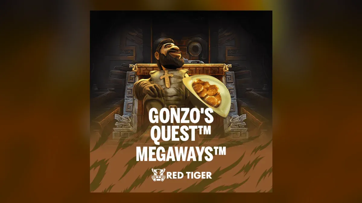 Capa do jogo Gonzo's Quest Megaways da Red Tiger em versão demo