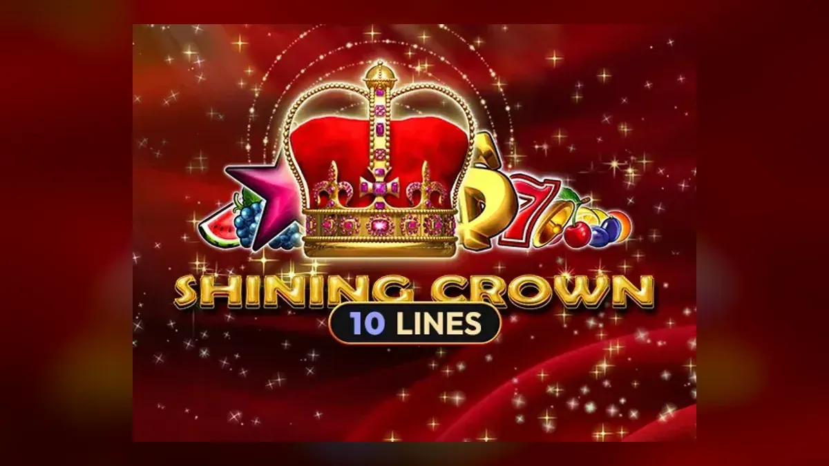 Capa do jogo Shining Crown da Amusnet em versão demo