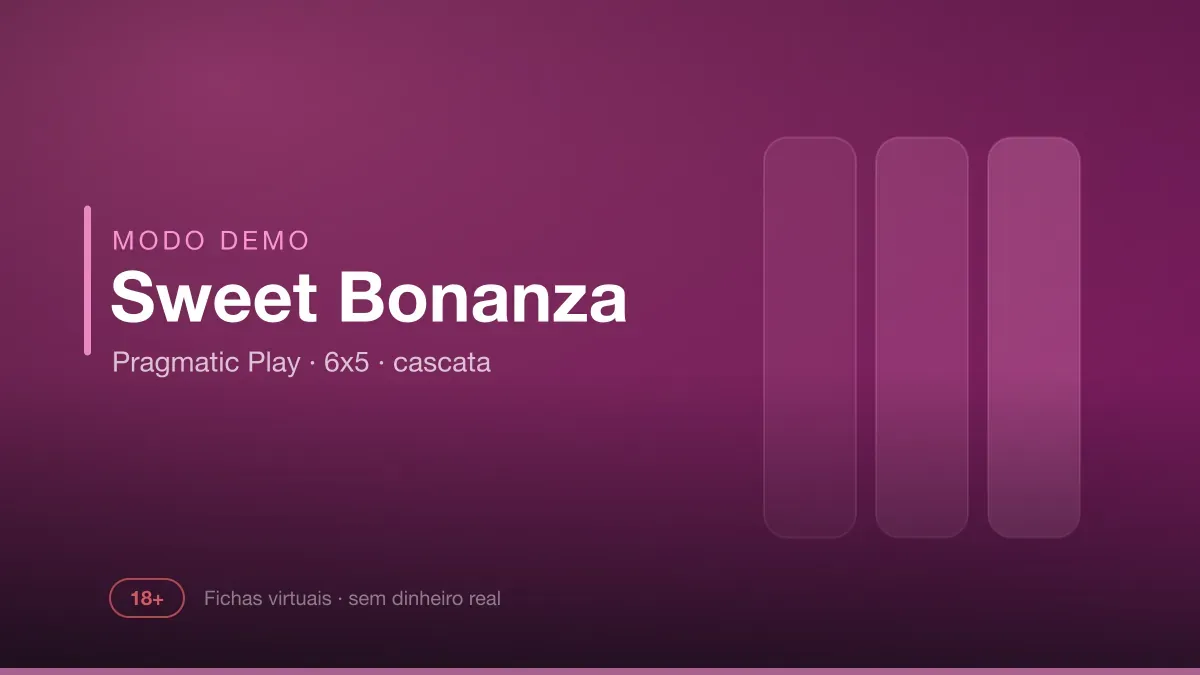 Capa do jogo Sweet Bonanza da Pragmatic Play em versão demo